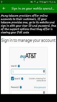 Bypass PIN And PUK Codes 4 تصوير الشاشة