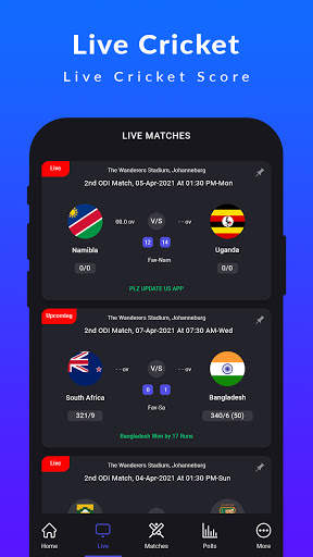 Live score - Cricket Live match and Cricket score screenshot 4