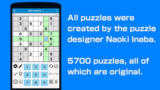Sudoku - 5700 original puzzles screenshot 1