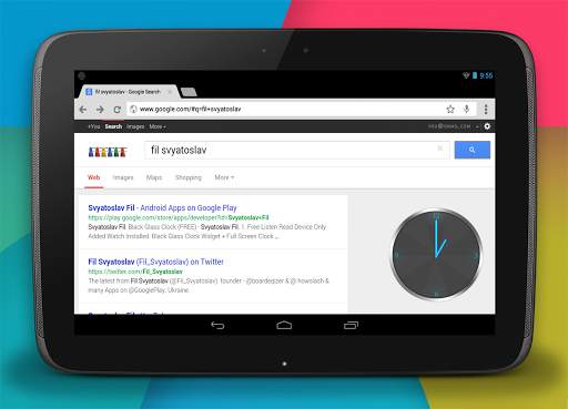Floating Neon Clock screenshot 4