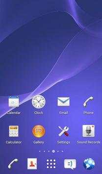 KK Launcher eXperian-Z3 Theme screenshot 1