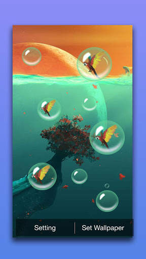 Sea Medusa Live Wallpaper screenshot 2