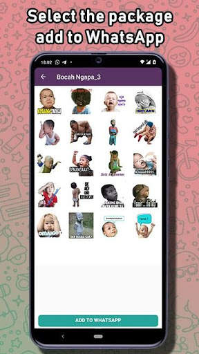 TOP Sticker Lucu Keren WAStickerApps for WhatsApp screenshot 7