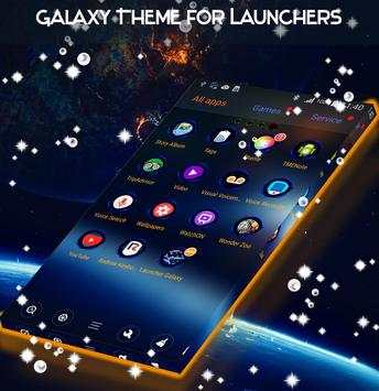 Galaxy Theme for Launchers 4 تصوير الشاشة