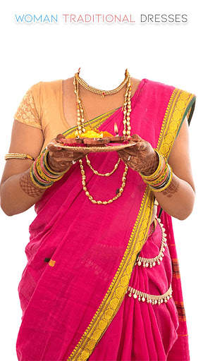 Women Traditional Dresses Photo Suit Editor screenshot 4