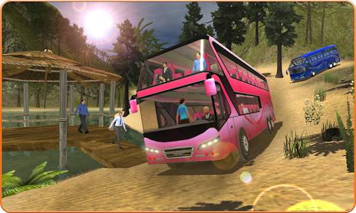 OffRoad Transit Bus Simulator - Hill Coach Driver screenshot 3