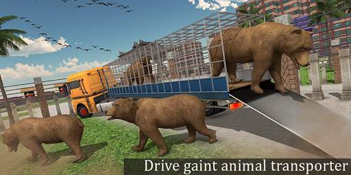 Zoo Animal Safari Transport Driving Simulator 3D screenshot 4