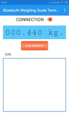 Bluetooth Weighing Scale Terminal скриншот 2