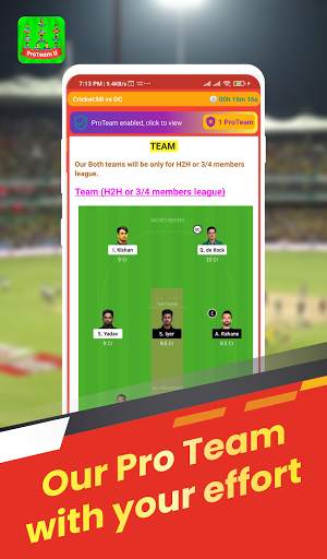 ProTeam11- Fantasy SL GL Team prediction tips news screenshot 4