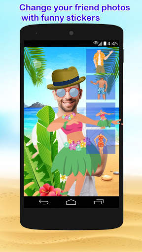 Funny Beach Photo Stickers screenshot 1