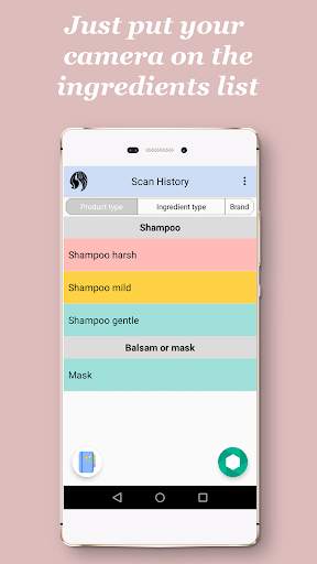 HairKeeper - skaner składników screenshot 1