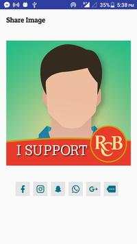 Cricket photo frame & dp maker For IPL screenshot 6