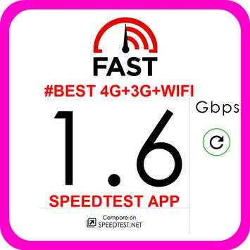 #BEST 4G 3G WIFI SPEEDTEST APP screenshot 1