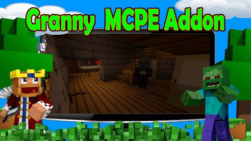 GrandMa Granny Scary Story Game Mod for Minecraft screenshot 2