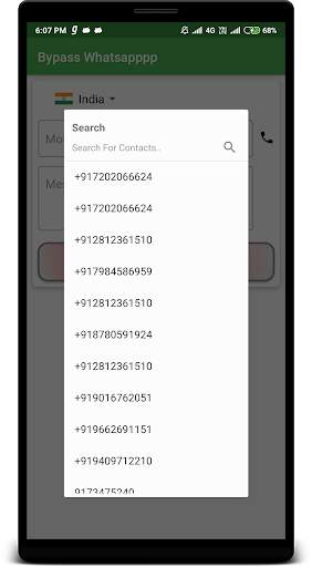 Send Msg in Whats App without Saving Number screenshot 2