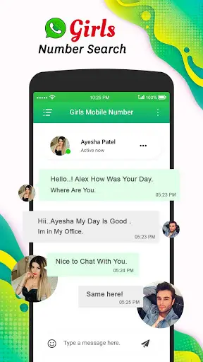 Girls Mobile Number Friend Search Simulator screenshot 2