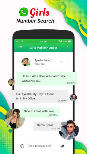 Girls Mobile Number Friend Search Simulator screenshot 2