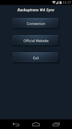 Backuptrans WA Sync screenshot 1