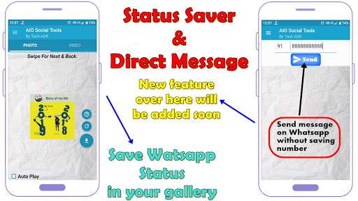 AIO Social Tool - Social Media Chatting Buddy screenshot 14