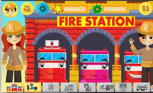 Kids Fire Fighters Training & Rescue Game screenshot 1
