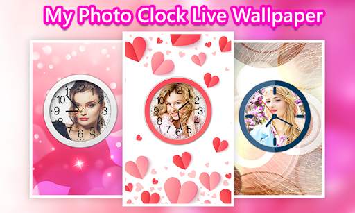 My Photo Clock Live Wallpaper screenshot 1