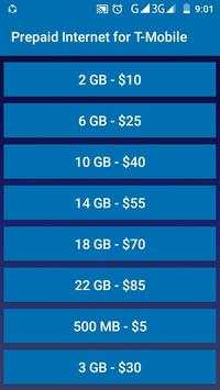 Prepaid Internet for T-Mobile screenshot 1
