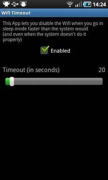 Wifi Timeout screenshot 1