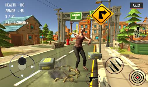 Zombie Killing City Shooting Trigger Strike screenshot 5