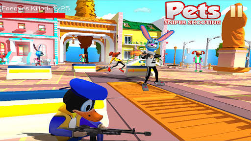 Shooting Pets Sniper - 3D Pixel Gun games for Kids screenshot 15