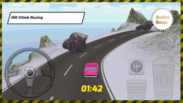 pink car drift game screenshot 4