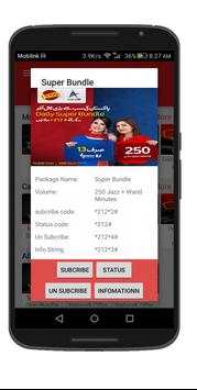 Mobilink Packages screenshot 3