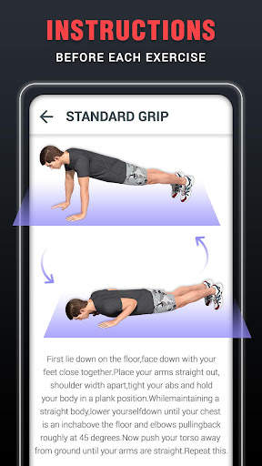 Chest Workouts for Men at Home screenshot 4