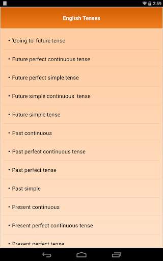 English Tenses Tables screenshot 6