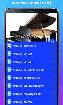 🔥 🎵Ava max Ofline Songs & Tones🎵🔥 screenshot 2
