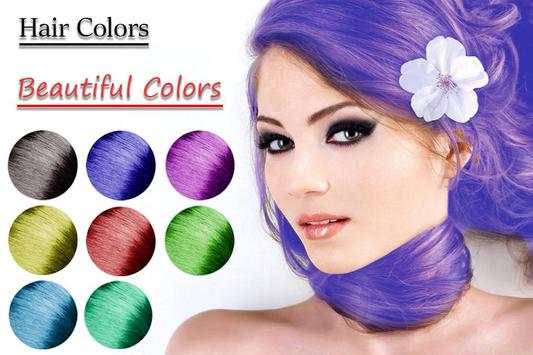 Hair Color Changer 1 تصوير الشاشة