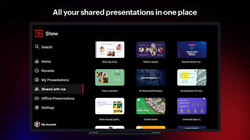 Zoho Show - Slideshow скриншот 2