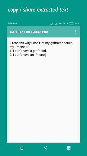 Copy Text On Screen screenshot 3