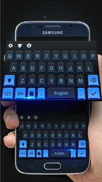 Cool Black Keyboard Theme & Emoji screenshot 3