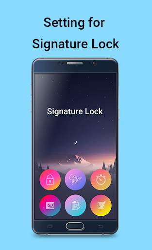Signature Lock Screen скриншот 1