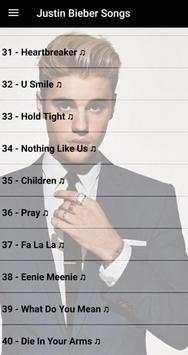 Justin Bieber SONGS OFFLINE ( 40 SONGS ) screenshot 7