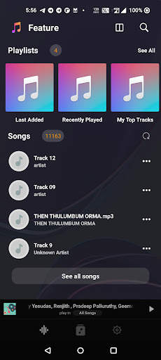 Music Player 1 تصوير الشاشة