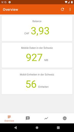Coop Mobile Prepaid (Inofficial Balance Status) screenshot 2