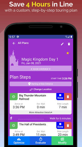 Disney World Lines by TouringPlans.com screenshot 2