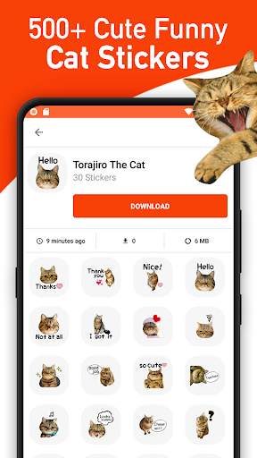 New Cat Memes Stickers For WhatsApp WAStickerApps screenshot 1