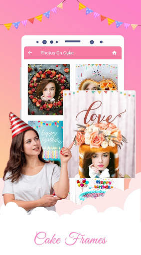 Birthday Cake Editor with Name & Photo Frames 2020 screenshot 5