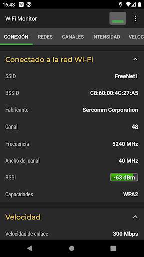 WiFi Monitor: analizador de redes Wi-Fi screenshot 1