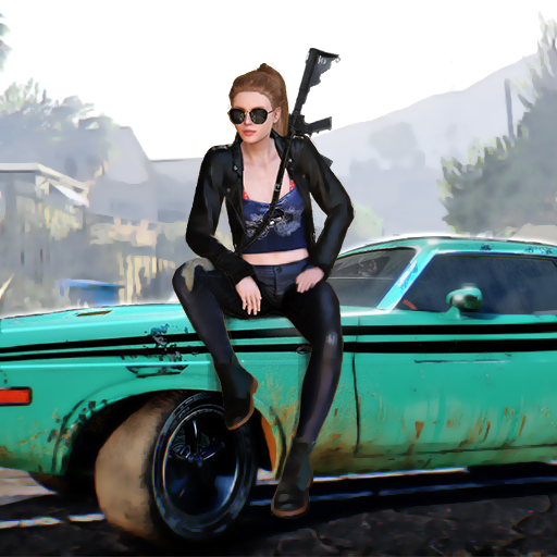 Grand Gangster - open world vegas crime city sim आइकन