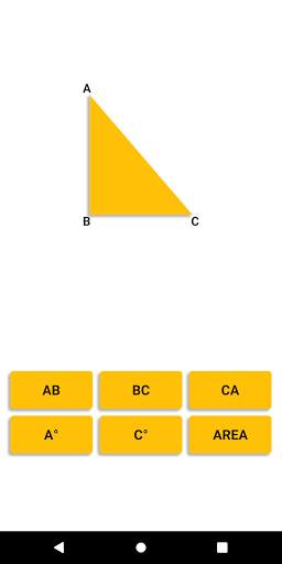 Right Triangle Calculator (Pythagorean Theorem) screenshot 1