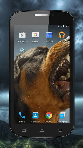 Fighting Dogs Live Wallpaper screenshot 1