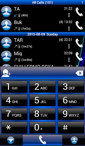 Theme Aero Blue RocketDial screenshot 2
